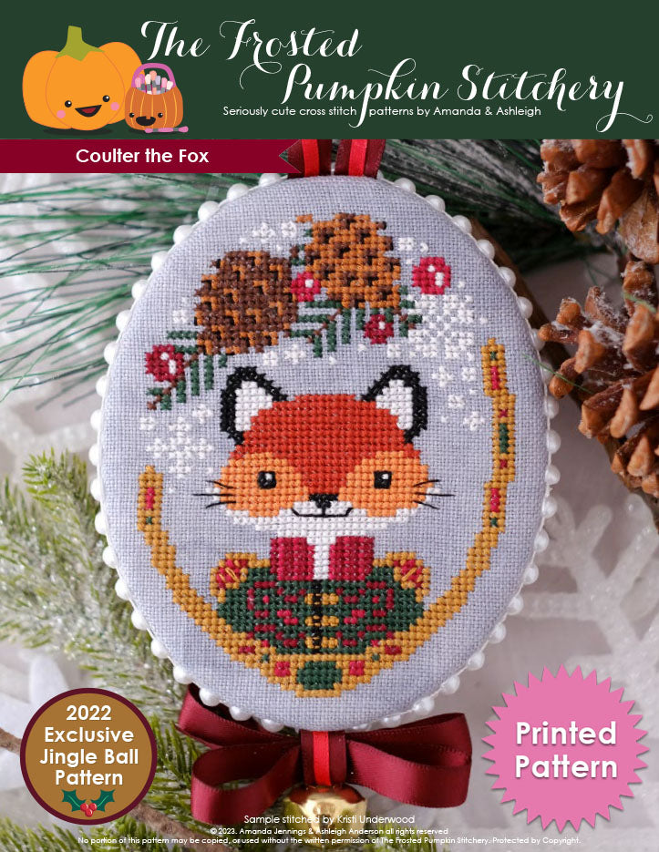 Snow Globe Collection  The Frosted Pumpkin Stitchery